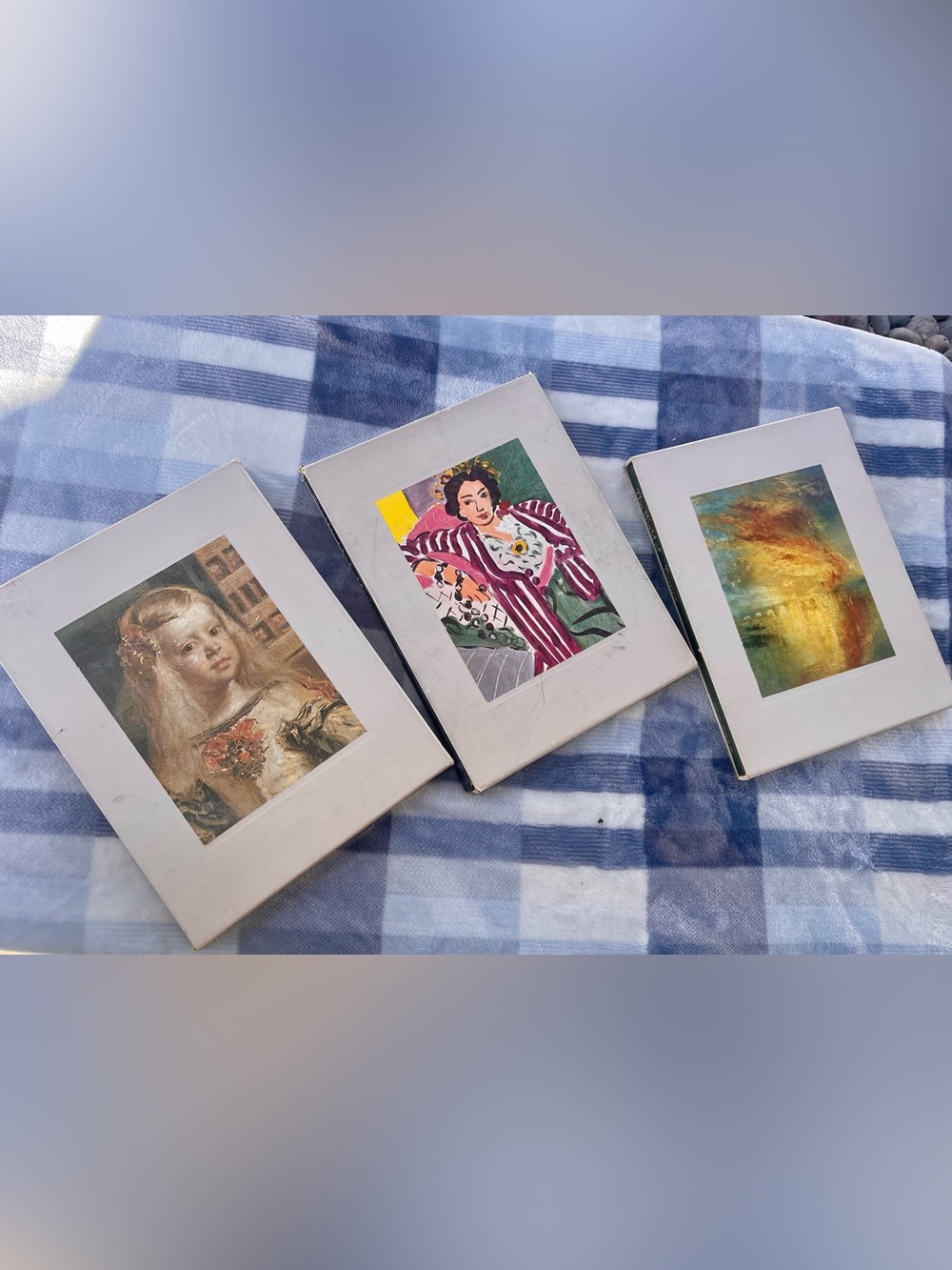 vintage hardcover volumes from the Time-Life Library of Art series